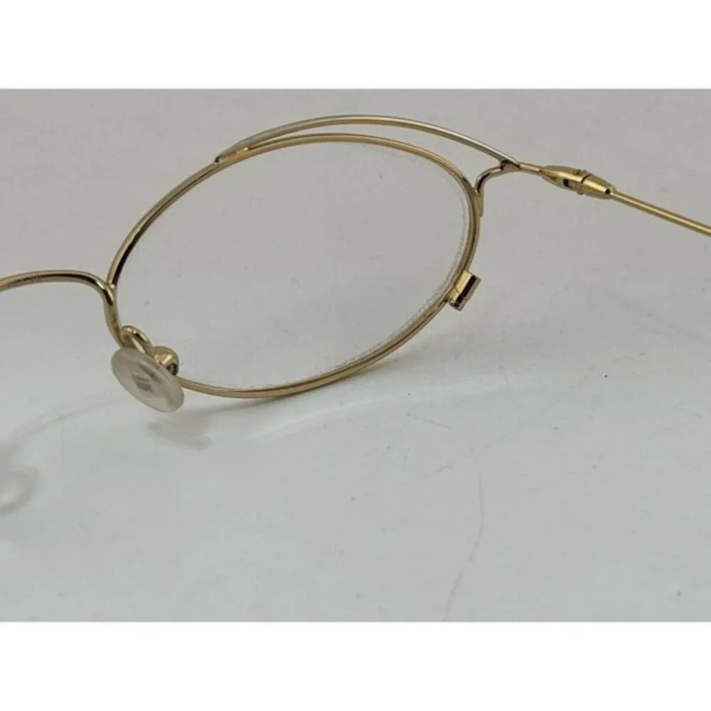 ALFRED SUNG - 4319 CAMOMILE VK 135mm Gold Oval Eyeglass Frames - Picture 6 of 6